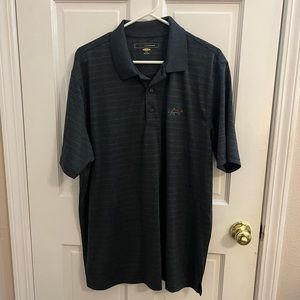 Men’s Greg Norman polo shirt. Size XL. Charcoal gray.